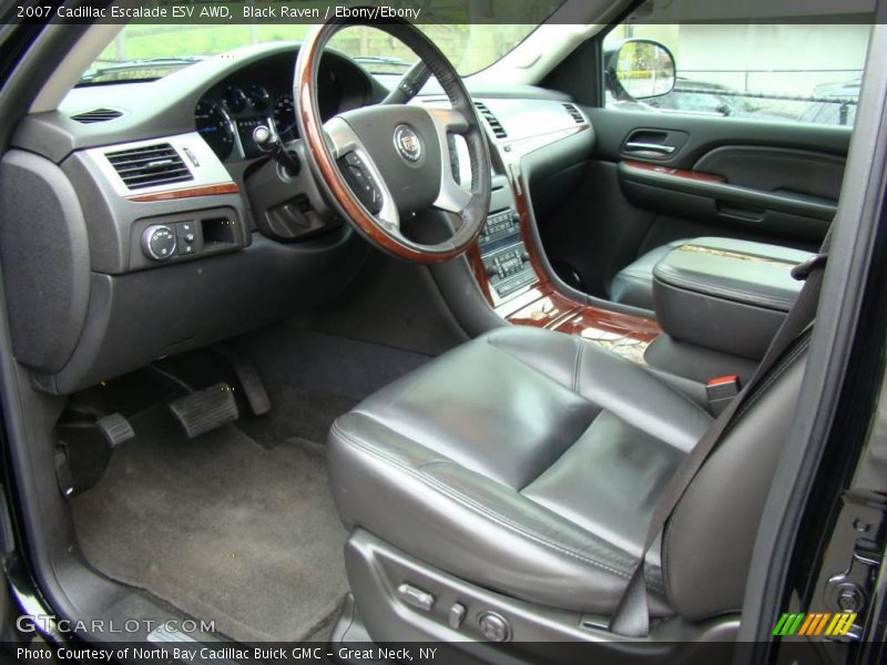 Black Raven / Ebony/Ebony 2007 Cadillac Escalade ESV AWD