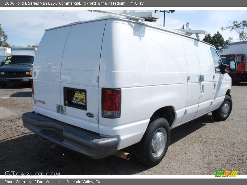 Oxford White / Medium Flint Grey 2006 Ford E Series Van E250 Commercial