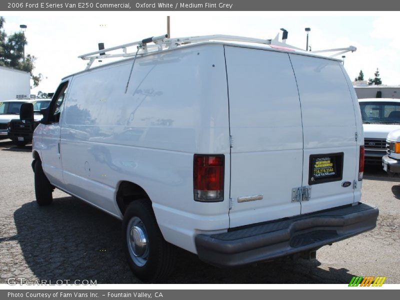 Oxford White / Medium Flint Grey 2006 Ford E Series Van E250 Commercial