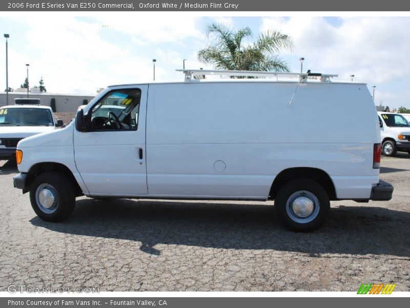 Oxford White / Medium Flint Grey 2006 Ford E Series Van E250 Commercial