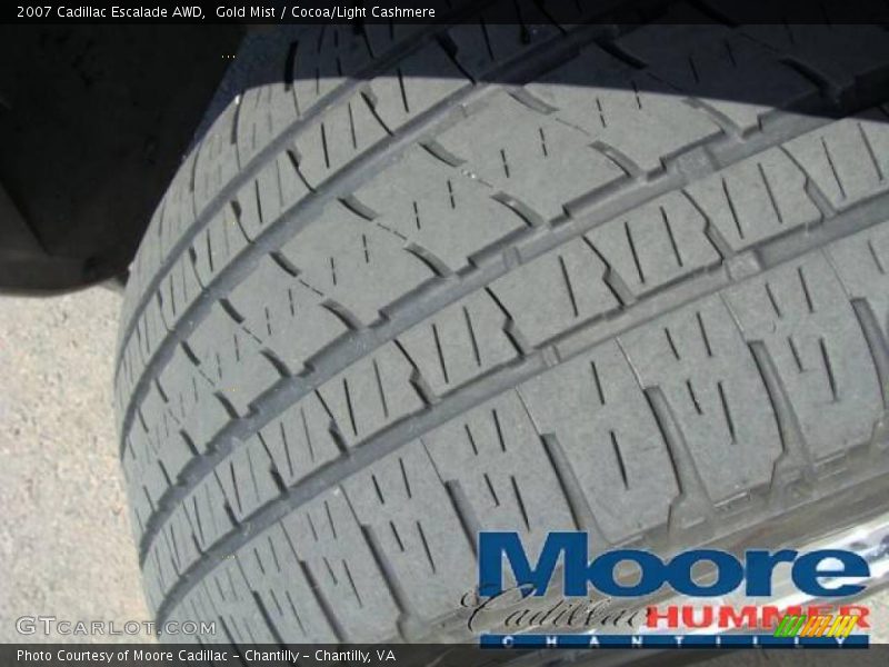 Gold Mist / Cocoa/Light Cashmere 2007 Cadillac Escalade AWD