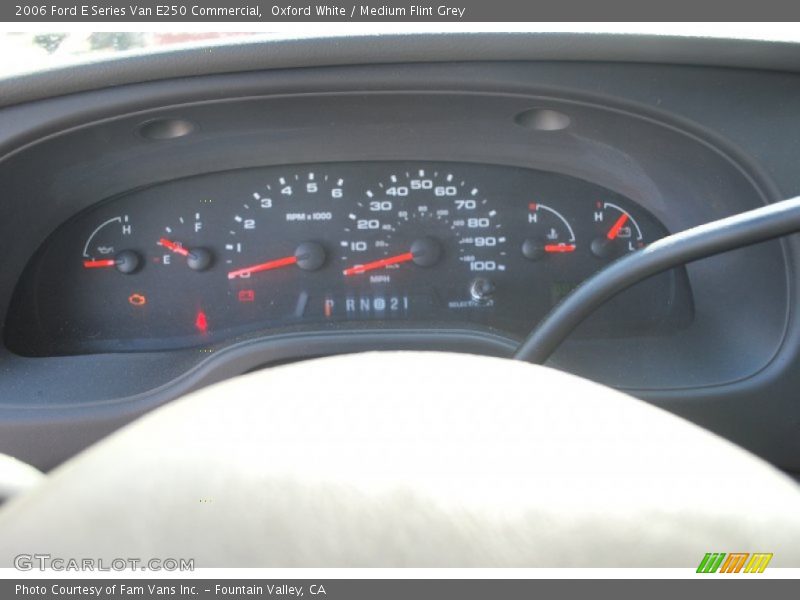  2006 E Series Van E250 Commercial E250 Commercial Gauges