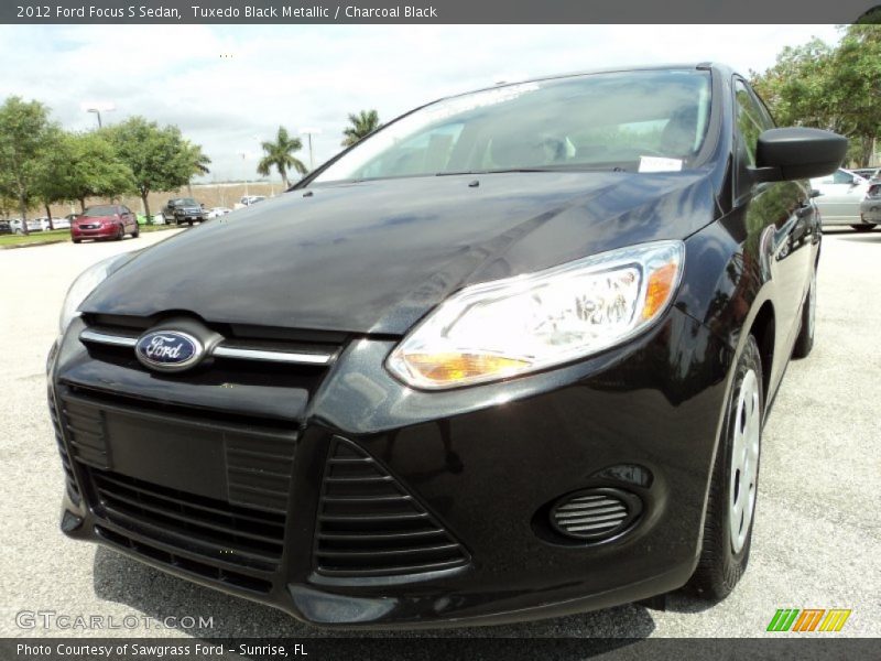 Tuxedo Black Metallic / Charcoal Black 2012 Ford Focus S Sedan