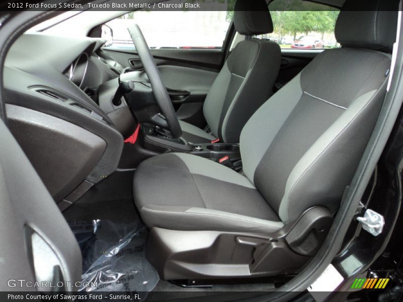 Tuxedo Black Metallic / Charcoal Black 2012 Ford Focus S Sedan