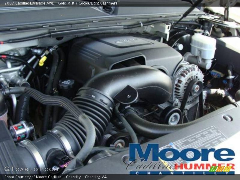 Gold Mist / Cocoa/Light Cashmere 2007 Cadillac Escalade AWD