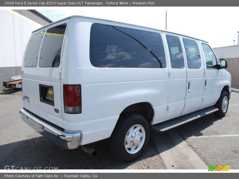 Oxford White / Medium Flint 2008 Ford E Series Van E350 Super Duty XLT Passenger
