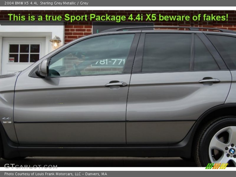 Sterling Grey Metallic / Grey 2004 BMW X5 4.4i