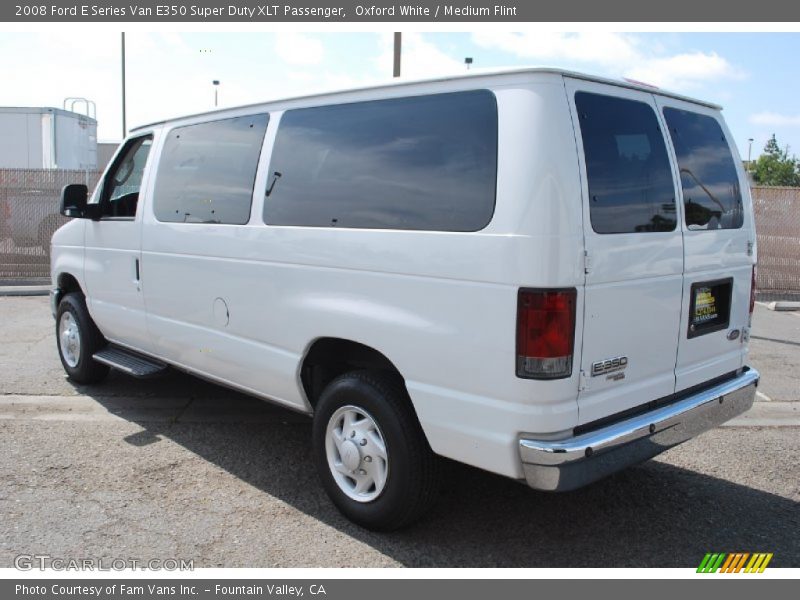 Oxford White / Medium Flint 2008 Ford E Series Van E350 Super Duty XLT Passenger