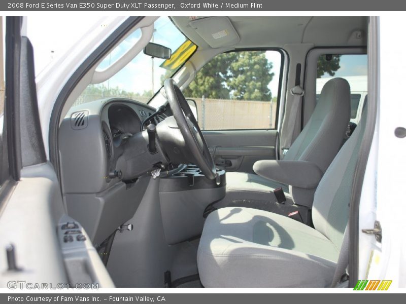 Oxford White / Medium Flint 2008 Ford E Series Van E350 Super Duty XLT Passenger