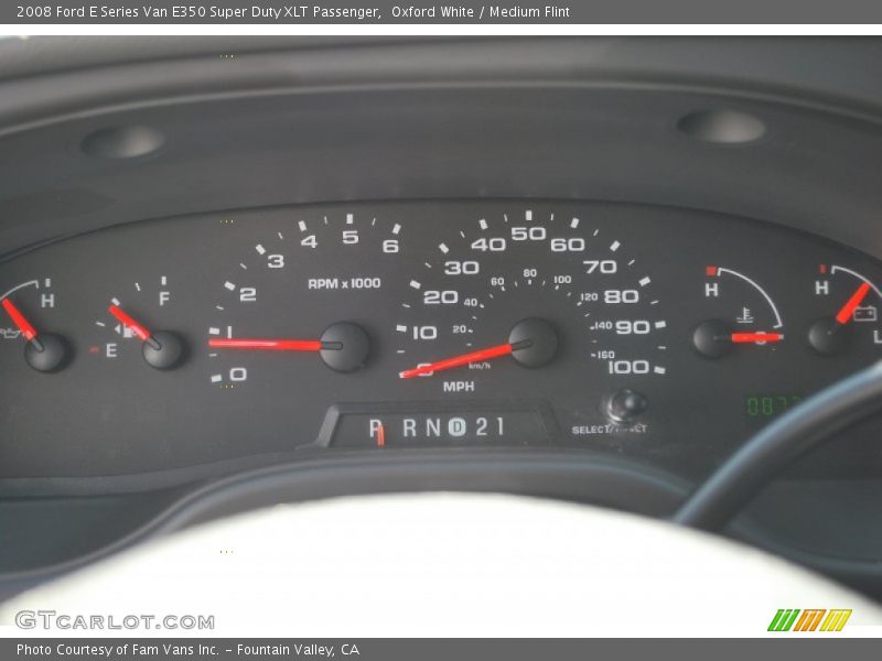 Oxford White / Medium Flint 2008 Ford E Series Van E350 Super Duty XLT Passenger