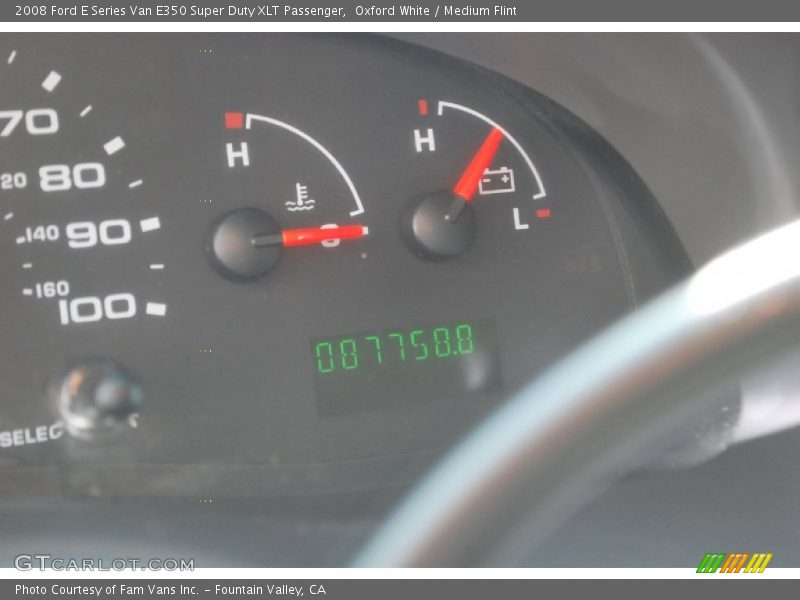 Oxford White / Medium Flint 2008 Ford E Series Van E350 Super Duty XLT Passenger