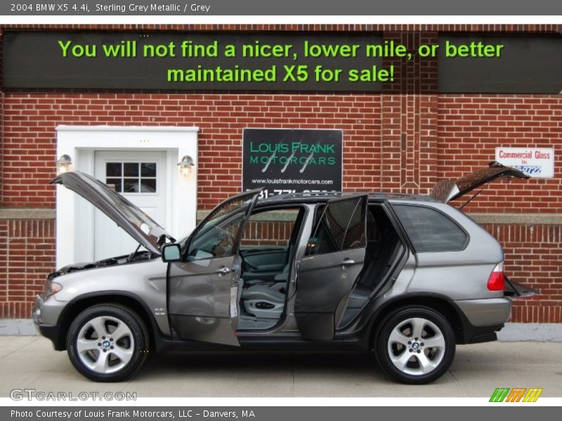 Sterling Grey Metallic / Grey 2004 BMW X5 4.4i