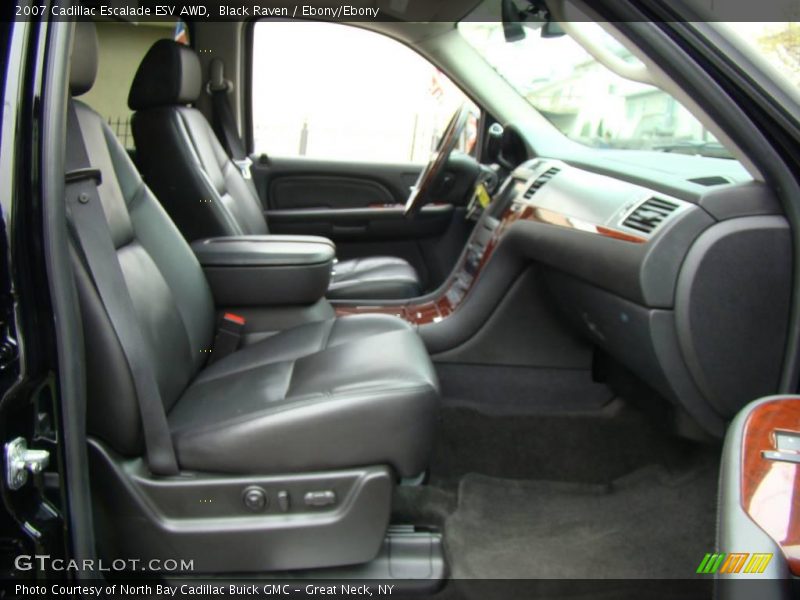 Black Raven / Ebony/Ebony 2007 Cadillac Escalade ESV AWD