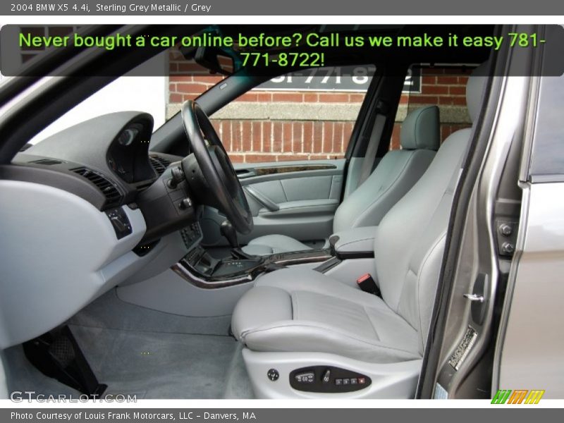 Sterling Grey Metallic / Grey 2004 BMW X5 4.4i