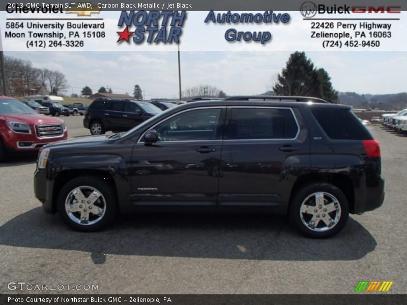 Carbon Black Metallic / Jet Black 2013 GMC Terrain SLT AWD