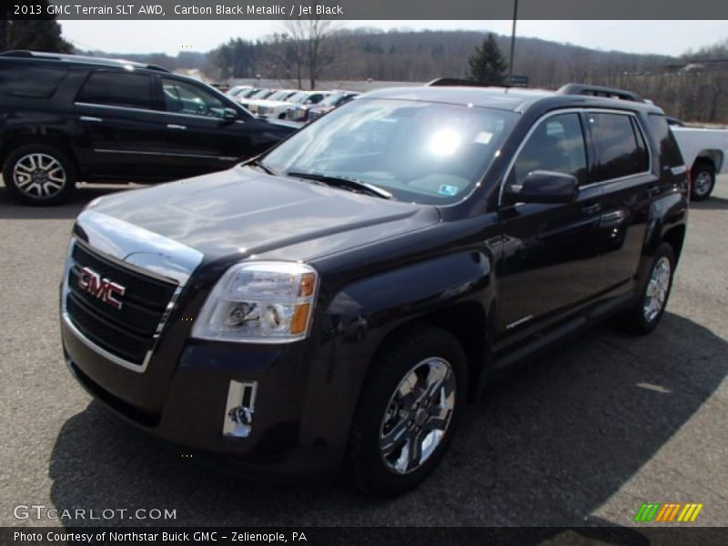 Carbon Black Metallic / Jet Black 2013 GMC Terrain SLT AWD