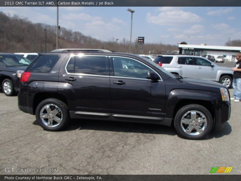 Carbon Black Metallic / Jet Black 2013 GMC Terrain SLT AWD