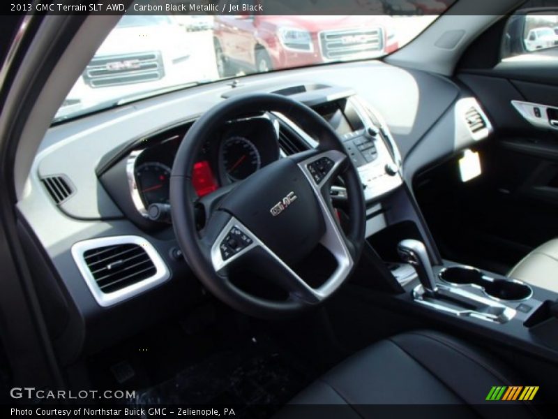 Carbon Black Metallic / Jet Black 2013 GMC Terrain SLT AWD