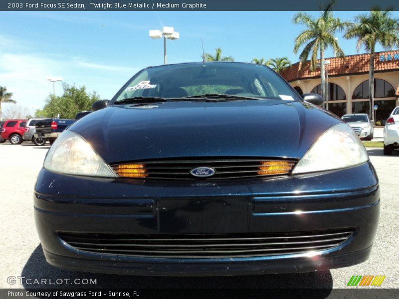 Twilight Blue Metallic / Medium Graphite 2003 Ford Focus SE Sedan