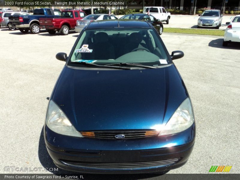 Twilight Blue Metallic / Medium Graphite 2003 Ford Focus SE Sedan