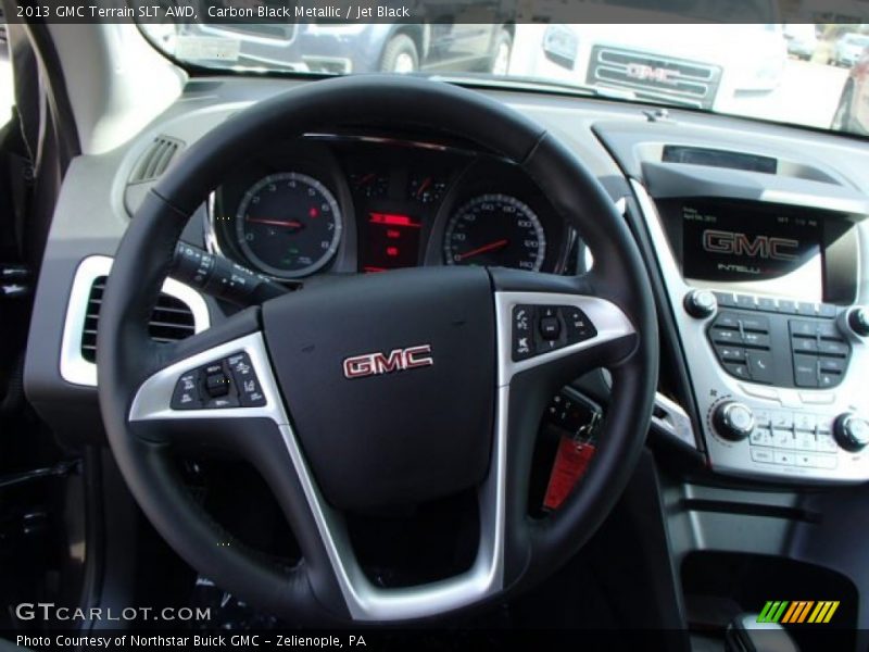 Carbon Black Metallic / Jet Black 2013 GMC Terrain SLT AWD