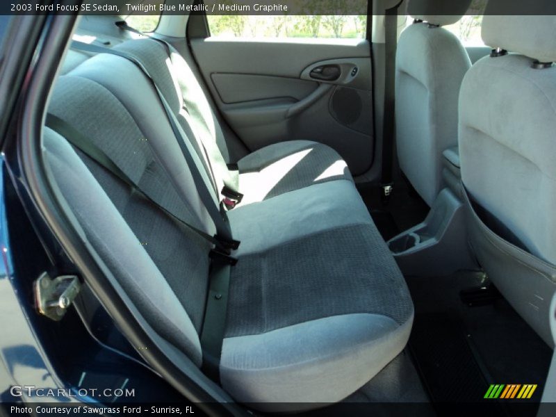 Twilight Blue Metallic / Medium Graphite 2003 Ford Focus SE Sedan