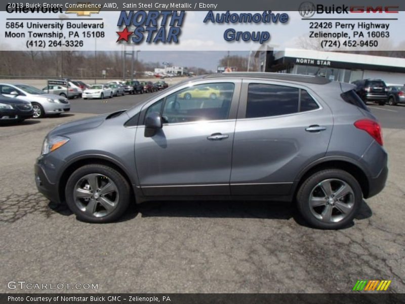 Satin Steel Gray Metallic / Ebony 2013 Buick Encore Convenience AWD