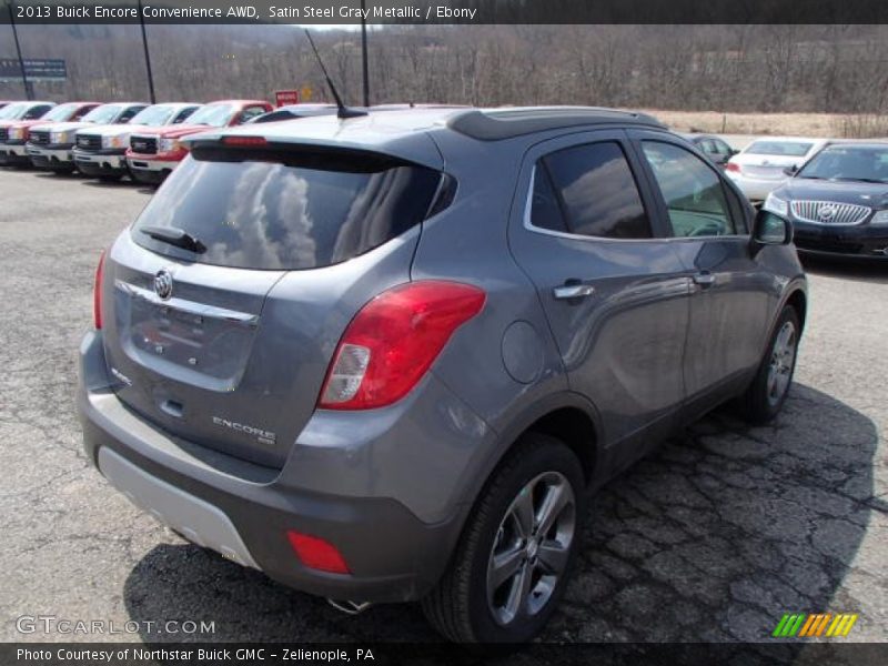 Satin Steel Gray Metallic / Ebony 2013 Buick Encore Convenience AWD