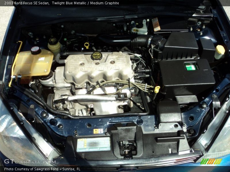  2003 Focus SE Sedan Engine - 2.0 Liter SOHC 8-Valve 4 Cylinder