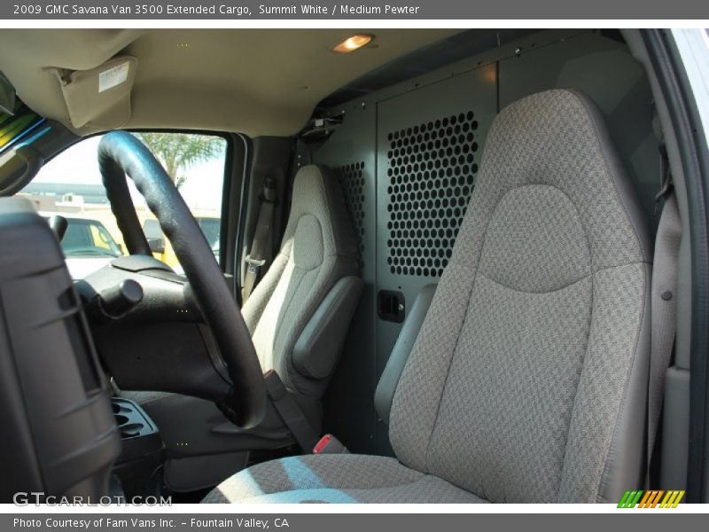 Summit White / Medium Pewter 2009 GMC Savana Van 3500 Extended Cargo