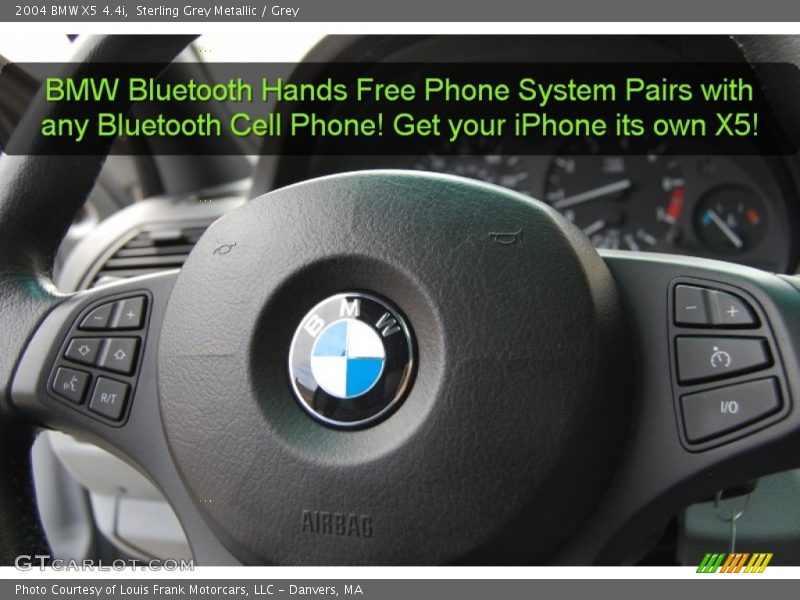 Sterling Grey Metallic / Grey 2004 BMW X5 4.4i