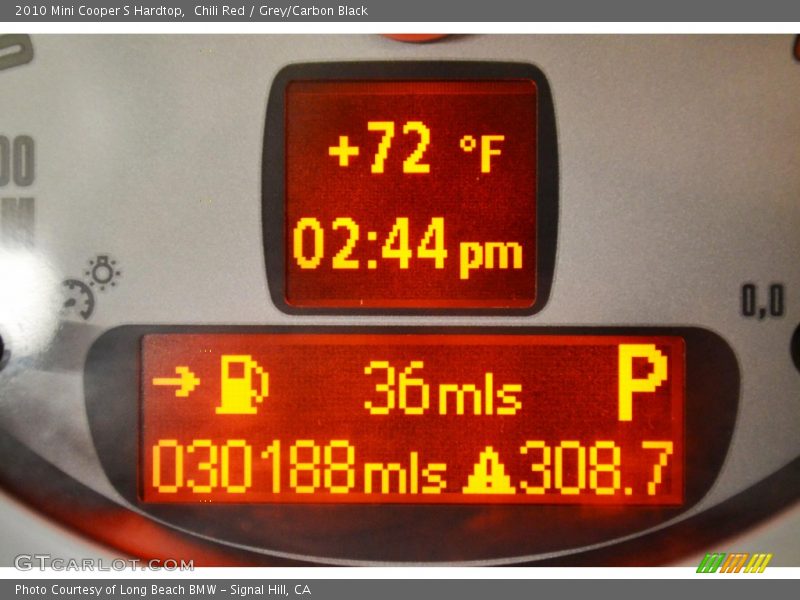 Chili Red / Grey/Carbon Black 2010 Mini Cooper S Hardtop