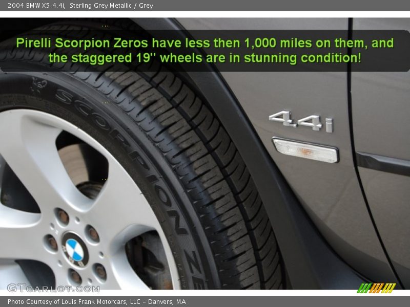 Sterling Grey Metallic / Grey 2004 BMW X5 4.4i