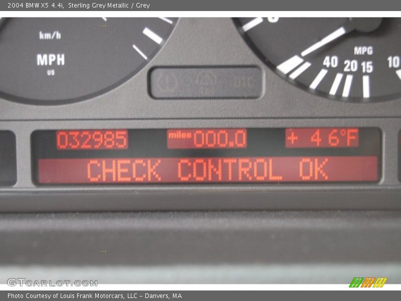 Sterling Grey Metallic / Grey 2004 BMW X5 4.4i