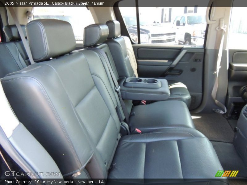 Galaxy Black / Steel/Titanium 2005 Nissan Armada SE