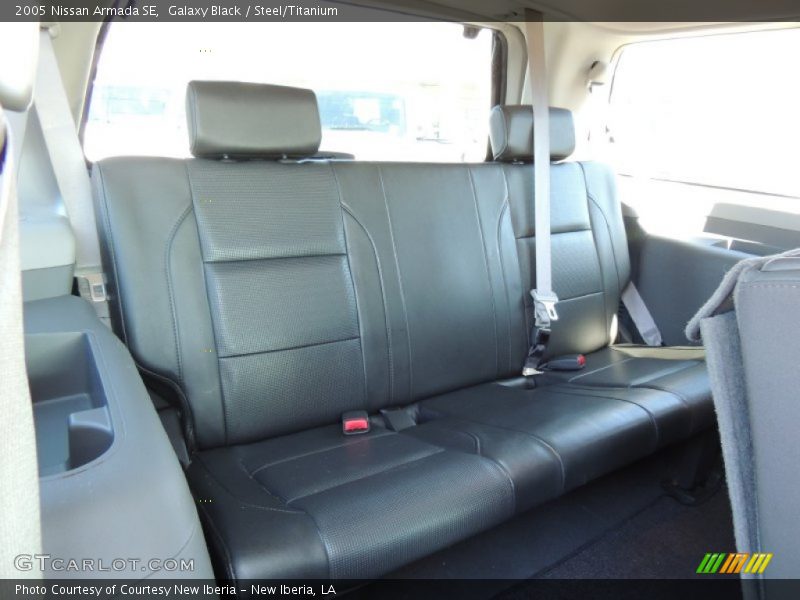 Galaxy Black / Steel/Titanium 2005 Nissan Armada SE