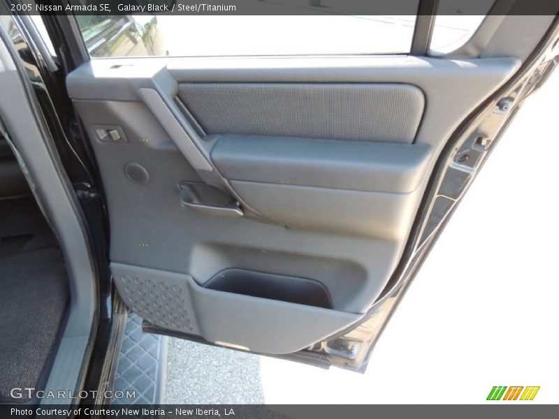 Galaxy Black / Steel/Titanium 2005 Nissan Armada SE