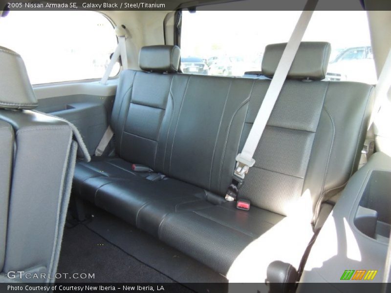 Galaxy Black / Steel/Titanium 2005 Nissan Armada SE