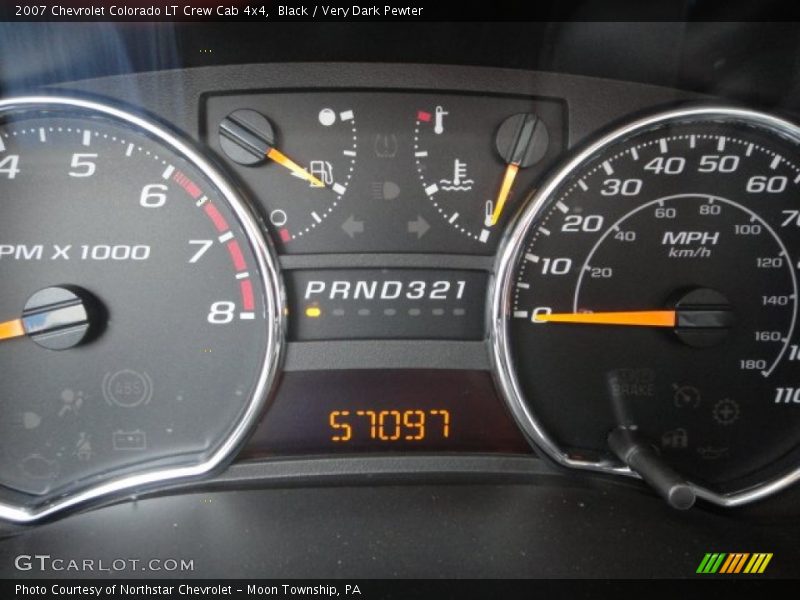 Black / Very Dark Pewter 2007 Chevrolet Colorado LT Crew Cab 4x4