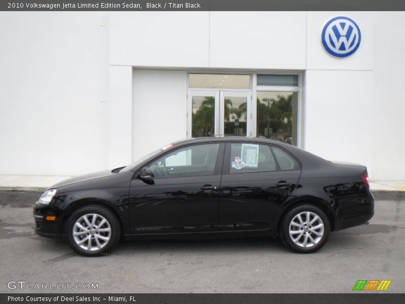 Black / Titan Black 2010 Volkswagen Jetta Limited Edition Sedan