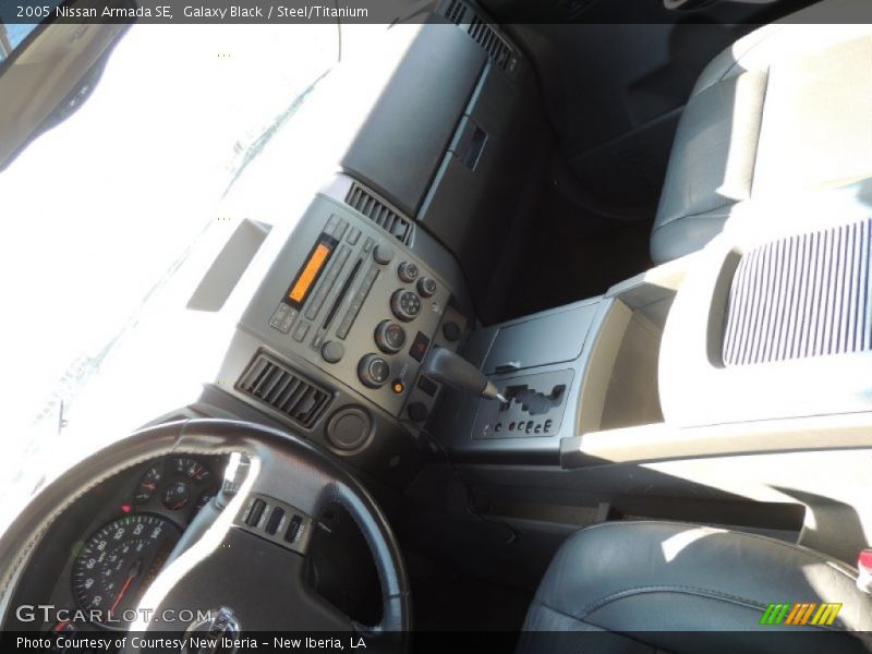 Galaxy Black / Steel/Titanium 2005 Nissan Armada SE