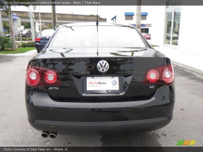 Black / Titan Black 2010 Volkswagen Jetta Limited Edition Sedan
