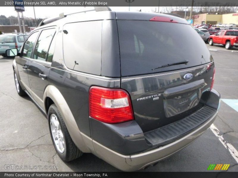 Alloy Metallic / Pebble Beige 2007 Ford Freestyle SEL AWD