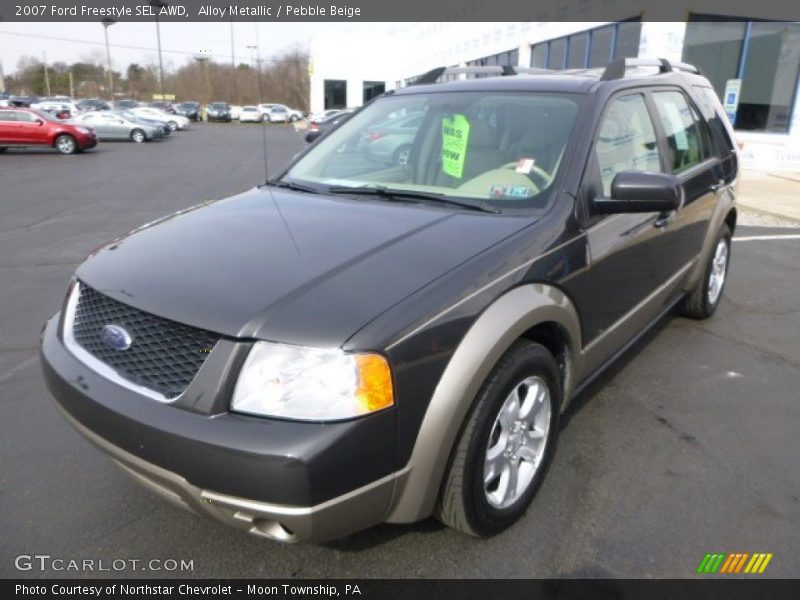 Alloy Metallic / Pebble Beige 2007 Ford Freestyle SEL AWD