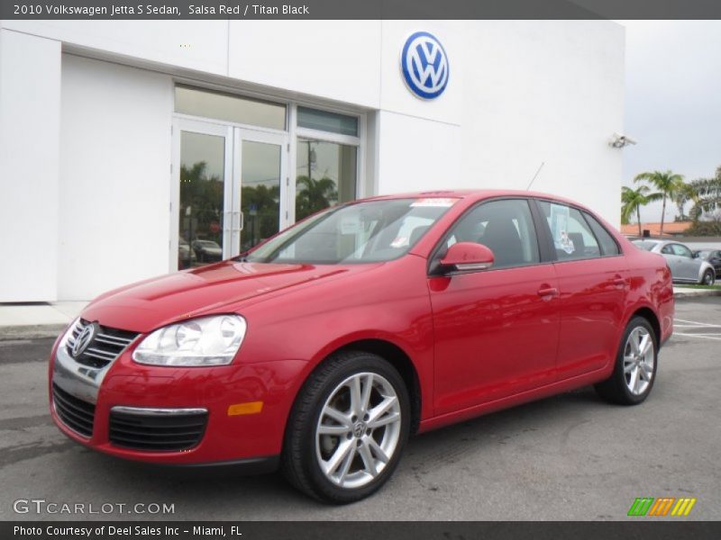 Front 3/4 View of 2010 Jetta S Sedan