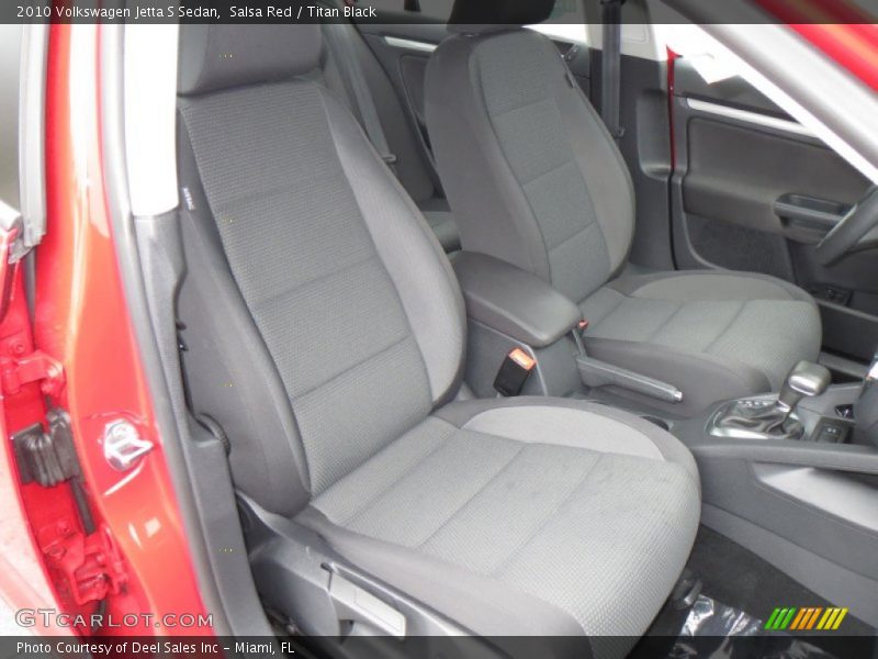 Salsa Red / Titan Black 2010 Volkswagen Jetta S Sedan
