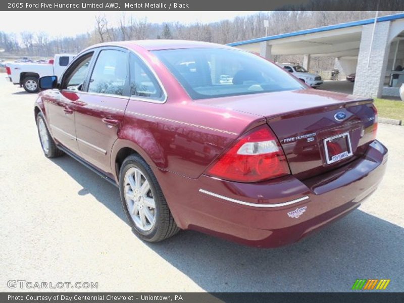 Merlot Metallic / Black 2005 Ford Five Hundred Limited AWD
