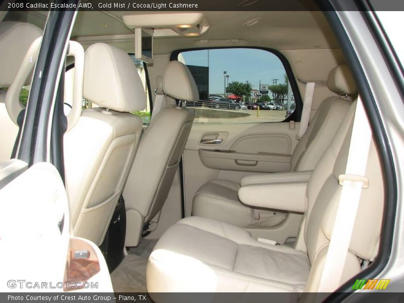 Gold Mist / Cocoa/Light Cashmere 2008 Cadillac Escalade AWD