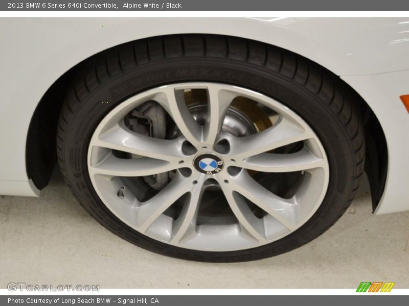 Alpine White / Black 2013 BMW 6 Series 640i Convertible