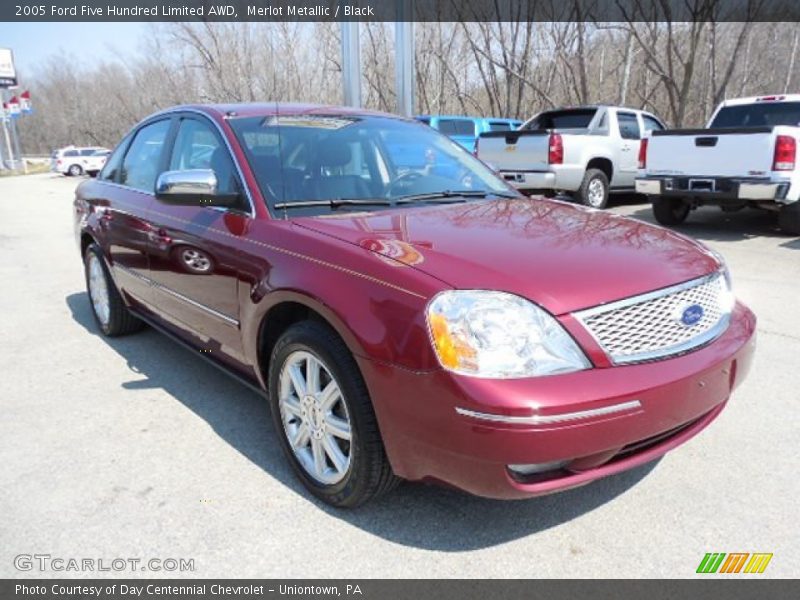 Merlot Metallic / Black 2005 Ford Five Hundred Limited AWD
